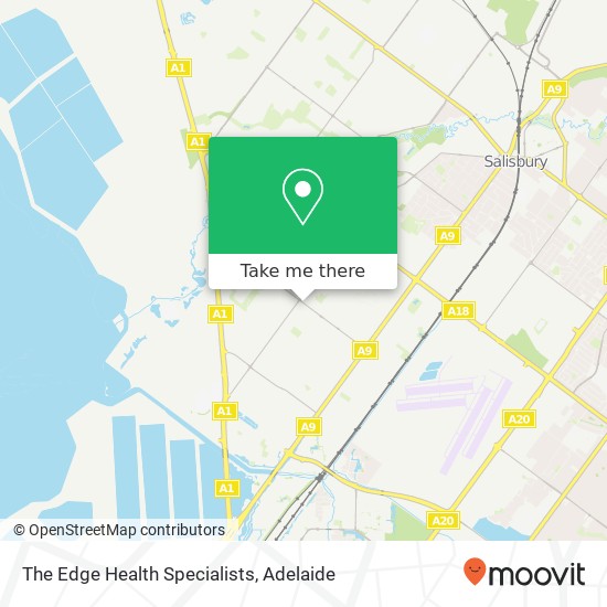 The Edge Health Specialists map