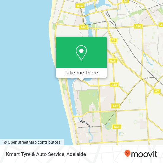 Mapa Kmart Tyre & Auto Service