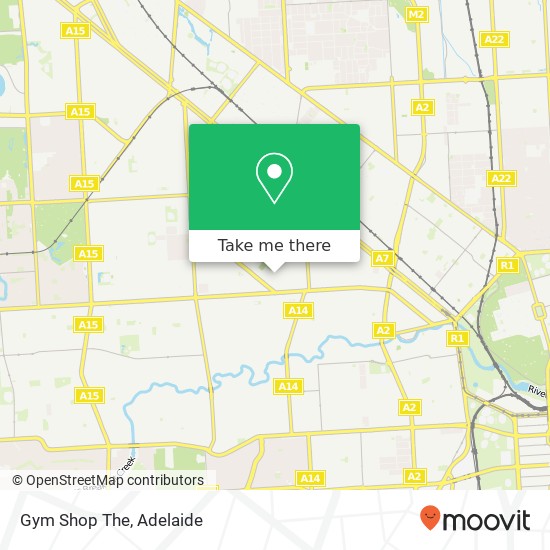 Gym Shop The map