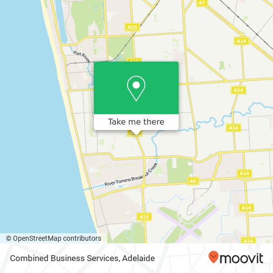 Combined Business Services map
