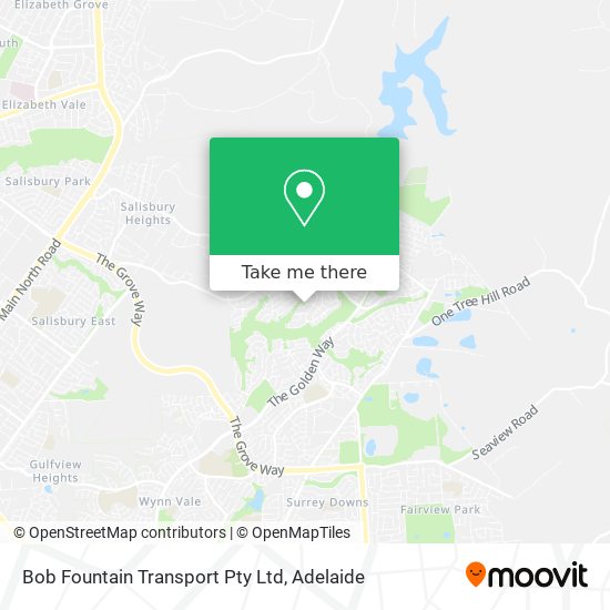 Mapa Bob Fountain Transport Pty Ltd