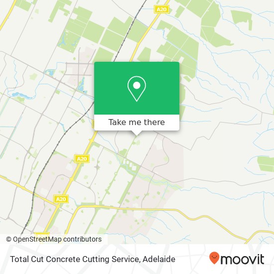 Total Cut Concrete Cutting Service map