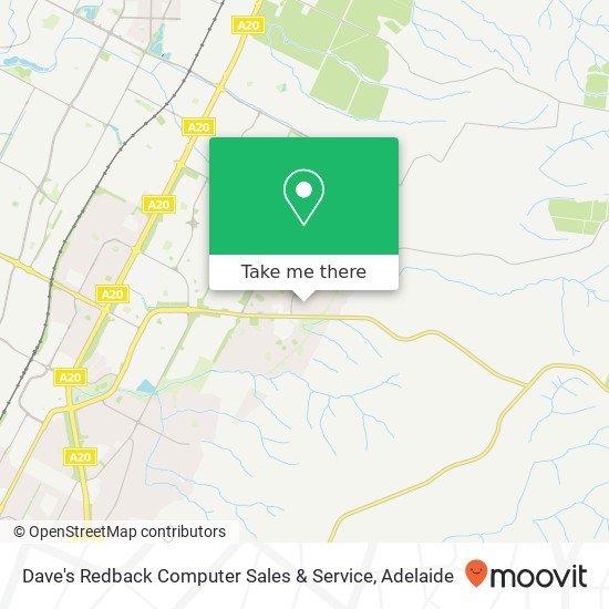 Dave's Redback Computer Sales & Service map