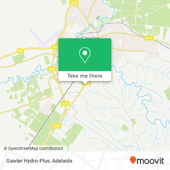 Gawler Hydro-Plus map