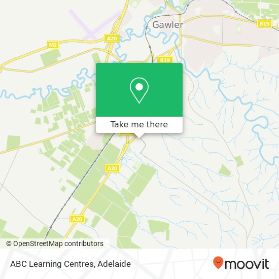 ABC Learning Centres map