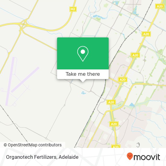 Organotech Fertilizers map