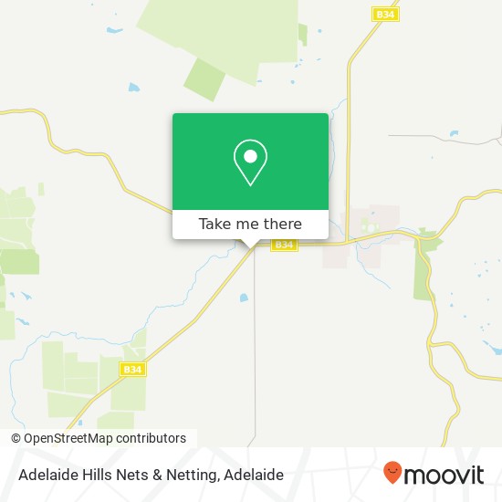 Mapa Adelaide Hills Nets & Netting