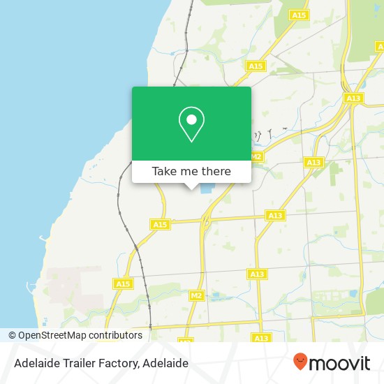 Adelaide Trailer Factory map