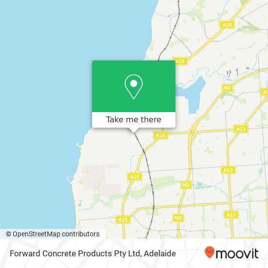 Forward Concrete Products Pty Ltd map