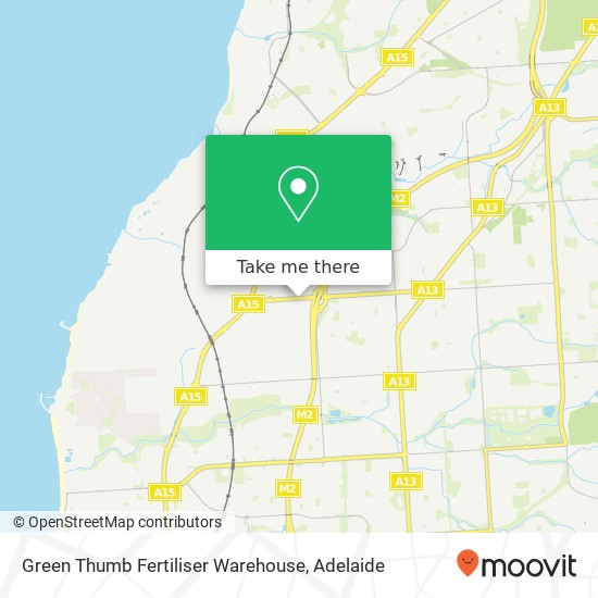 Green Thumb Fertiliser Warehouse map