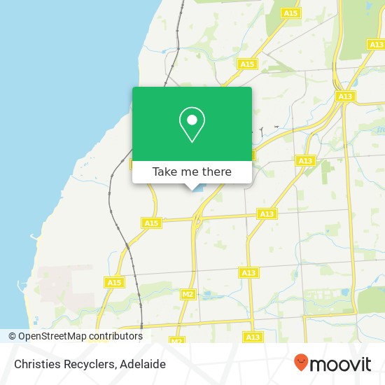 Christies Recyclers map