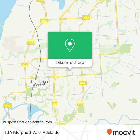 IGA Morphett Vale map