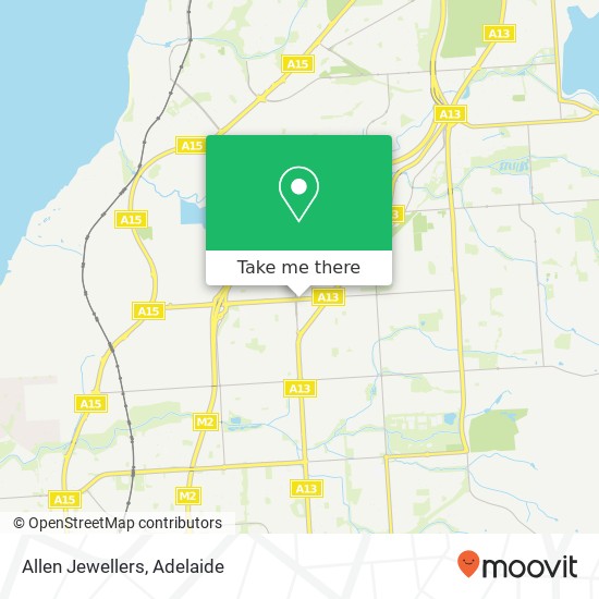 Allen Jewellers map