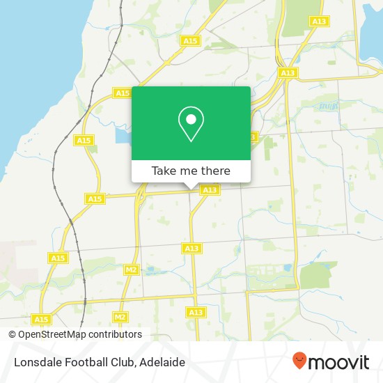 Mapa Lonsdale Football Club