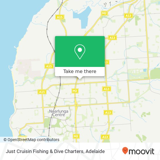 Mapa Just Cruisin Fishing & Dive Charters