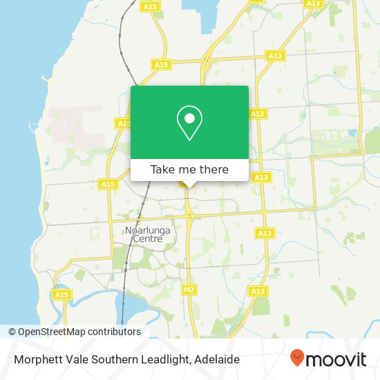 Morphett Vale Southern Leadlight map