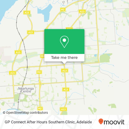 GP Connect After Hours Southern Clinic map