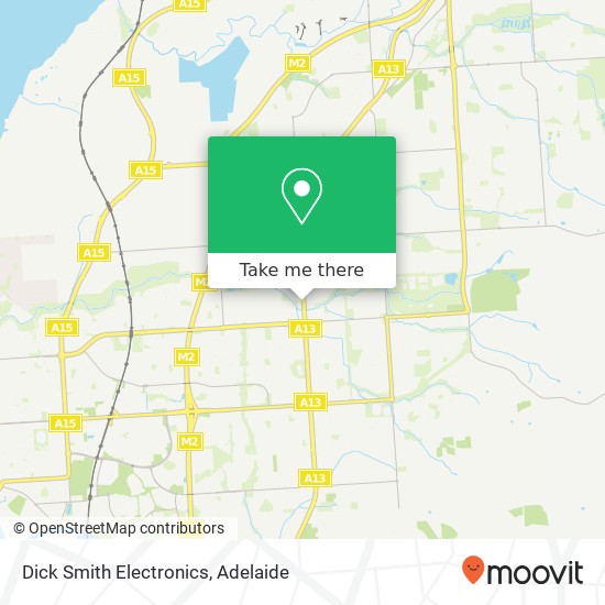 Mapa Dick Smith Electronics