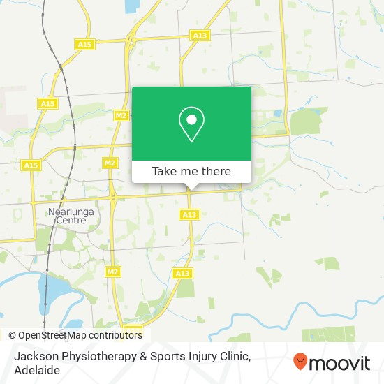 Mapa Jackson Physiotherapy & Sports Injury Clinic