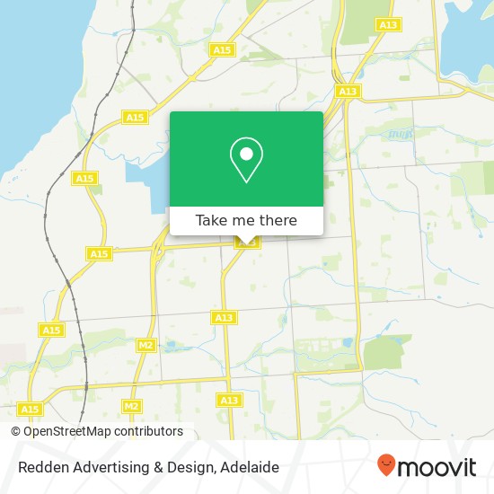 Redden Advertising & Design map