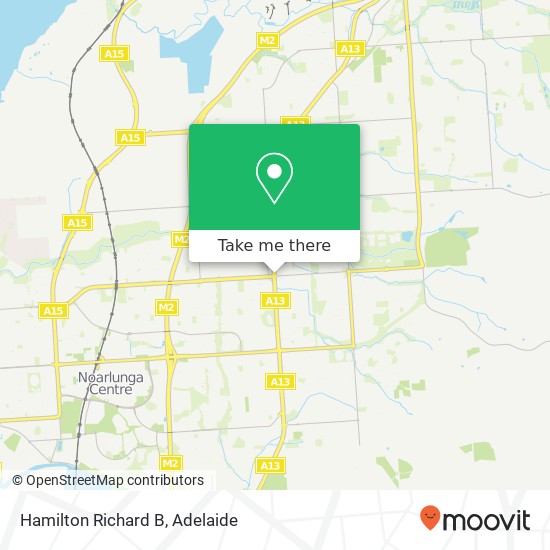 Hamilton Richard B map