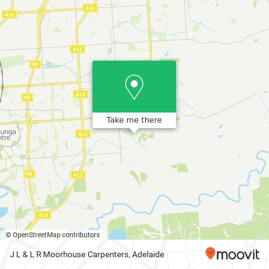 Mapa J L & L R Moorhouse Carpenters