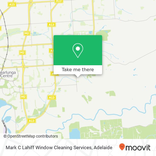 Mark C Lahiff Window Cleaning Services map