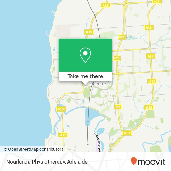 Mapa Noarlunga Physiotherapy