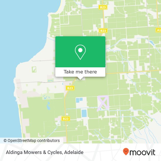 Aldinga Mowers & Cycles map