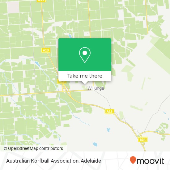 Australian Korfball Association map