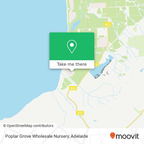 Poplar Grove Wholesale Nursery map