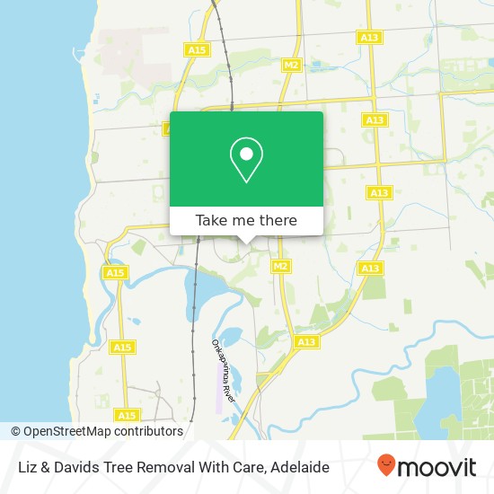 Liz & Davids Tree Removal With Care map