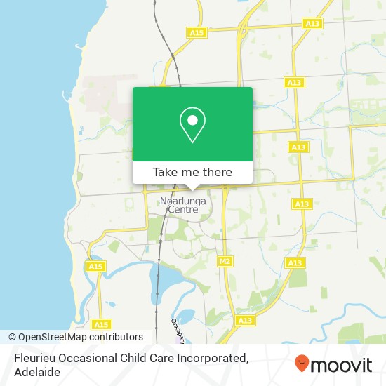 Fleurieu Occasional Child Care Incorporated map
