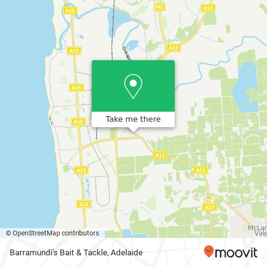 Barramundi's Bait & Tackle map