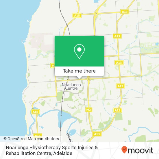 Noarlunga Physiotherapy Sports Injuries & Rehabilitation Centre map