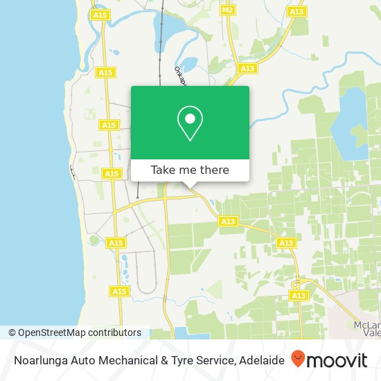 Mapa Noarlunga Auto Mechanical & Tyre Service