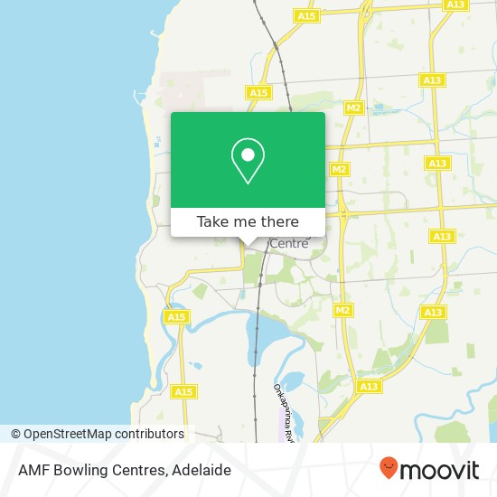 AMF Bowling Centres map