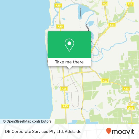 DB Corporate Services Pty Ltd map
