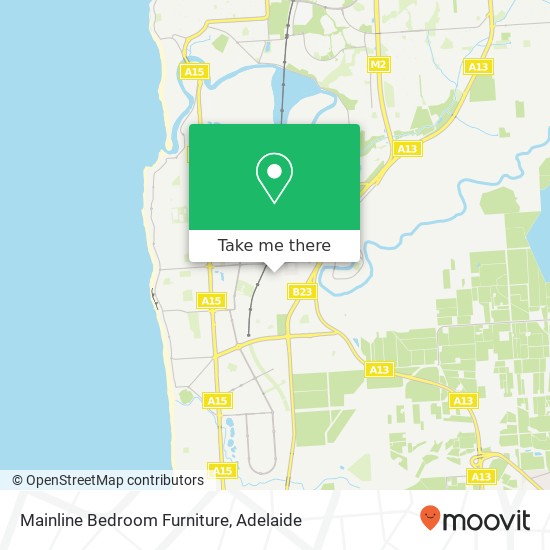 Mainline Bedroom Furniture map