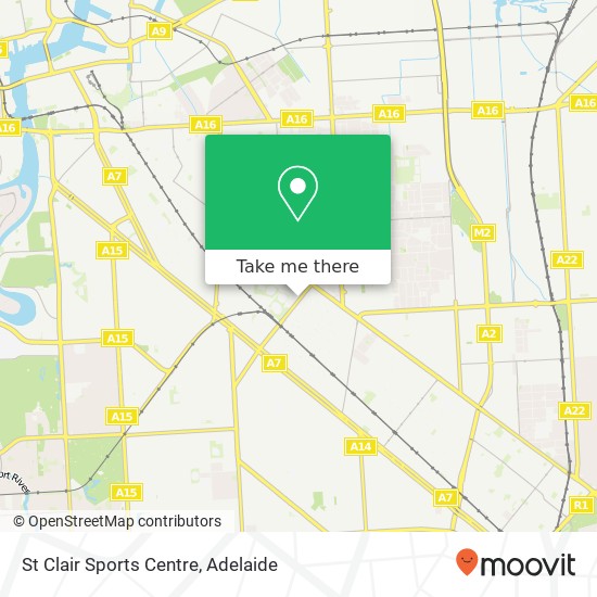 Mapa St Clair Sports Centre