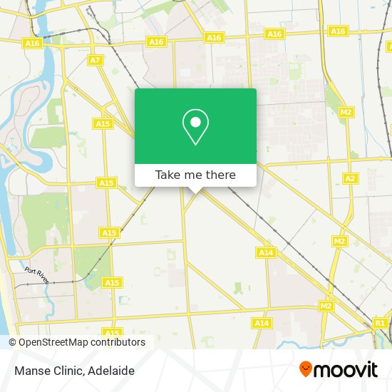 Mapa Manse Clinic