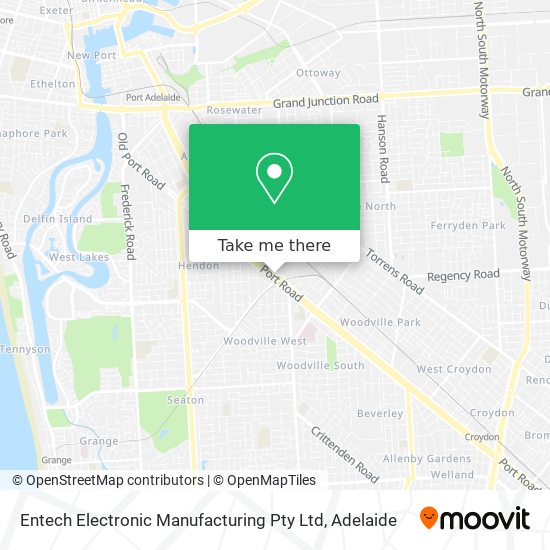 Entech Electronic Manufacturing Pty Ltd map