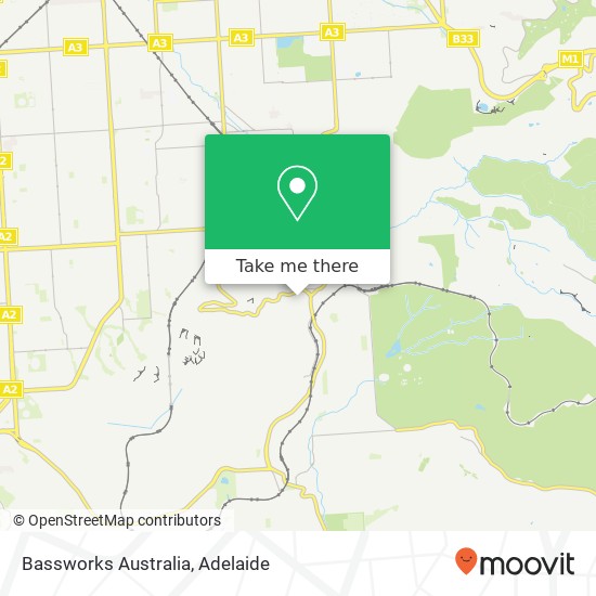 Bassworks Australia map