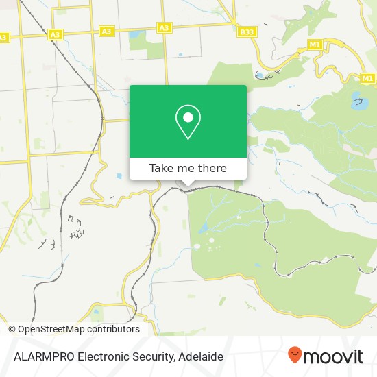 ALARMPRO Electronic Security map