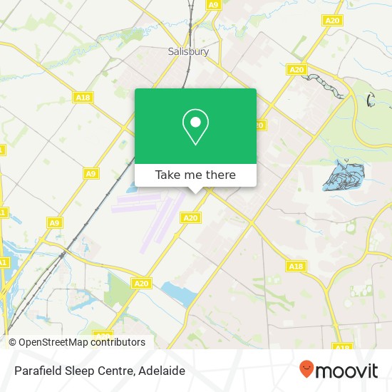 Parafield Sleep Centre map