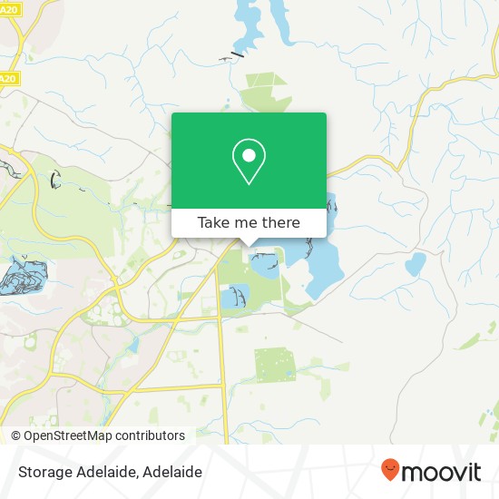 Mapa Storage Adelaide