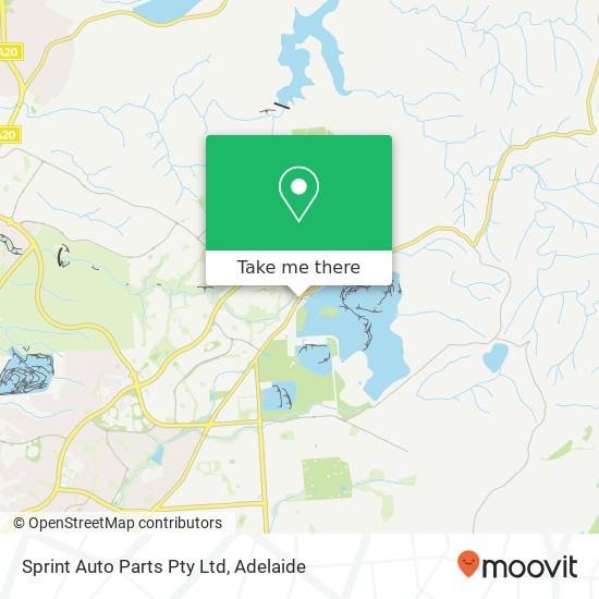 Mapa Sprint Auto Parts Pty Ltd