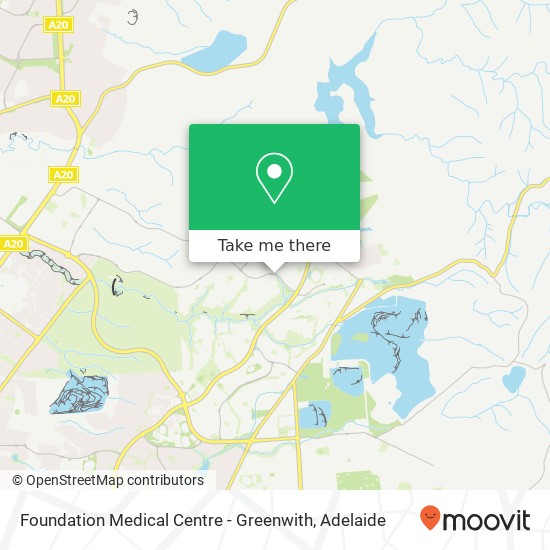 Foundation Medical Centre - Greenwith map