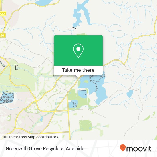 Greenwith Grove Recyclers map