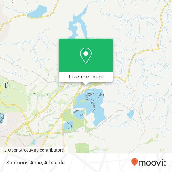 Mapa Simmons Anne